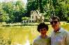 My parents near the Cottage at Versailles