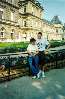 My mom and me outside the French Senate