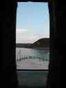 The confluence of the Rhine (right) and the Mosel (left), viewed from
inside the Monument to German Unity in Koblenz.  Photo by Xandie.