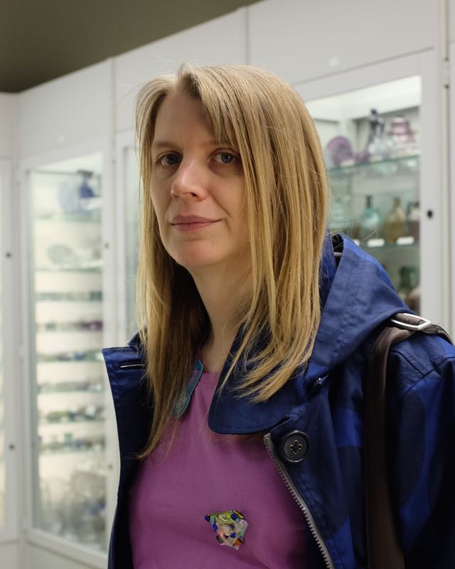 Photo of Melissa O'Neill (taken at Corning Museum of Glass, Corning, NY)