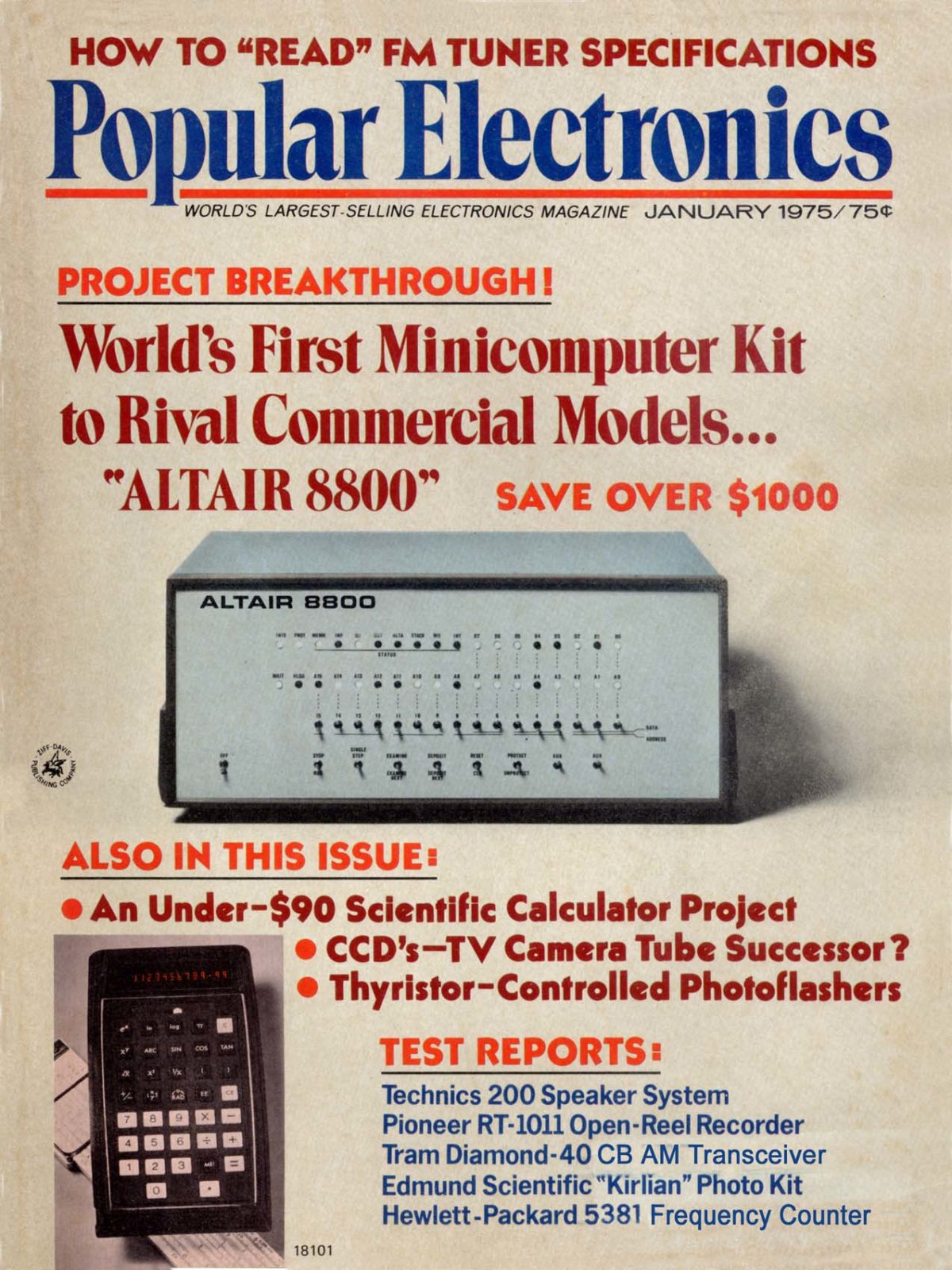 The Altair 8800