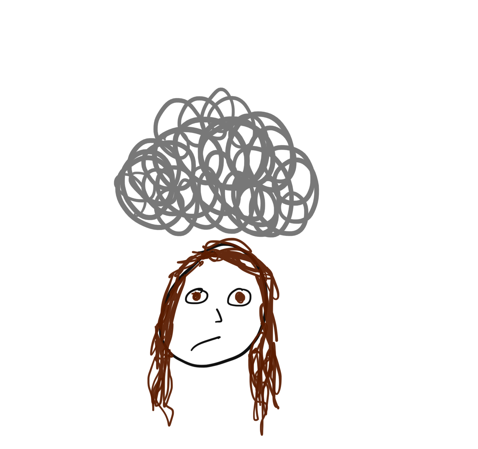 image of a dark cloud over Prof. Talvitie's head