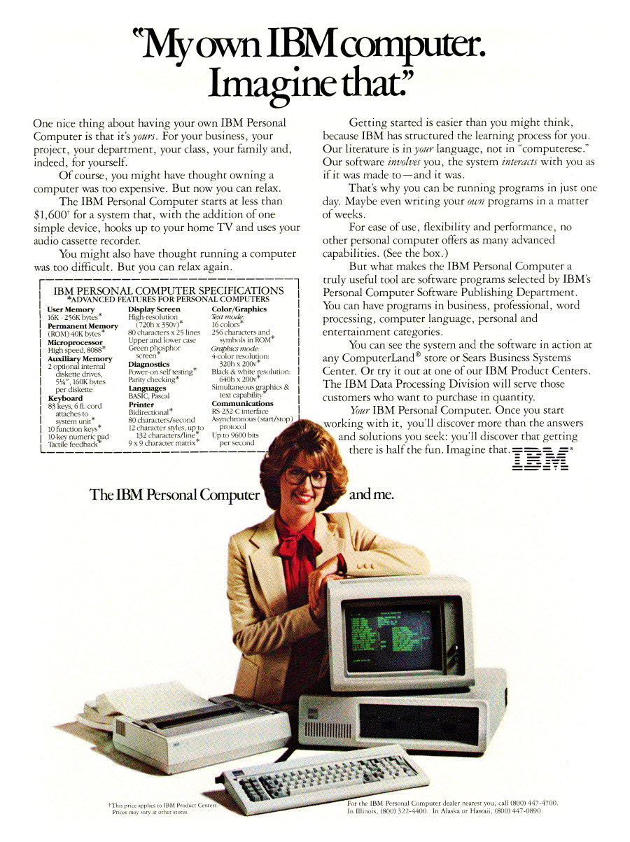 IBM PC Print Ad