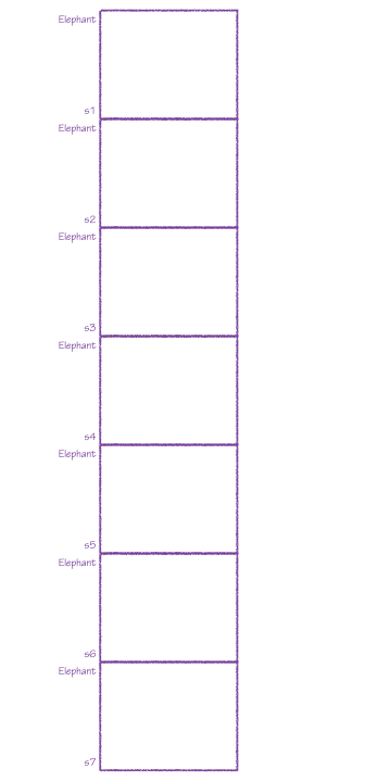 Elephant Sorting Animation (Copying whole Elephants)