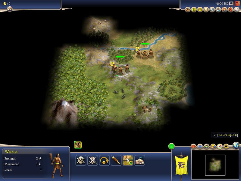 Egypt starting position