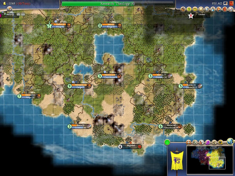 Southern Egypt, post-Arabian war