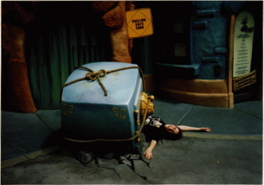 Picture of me crushed beneath a safe.