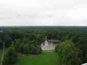 The Karlsruhe palace duck pond, viewed from the top of the giant
Ferris wheel.  Again, this picture doesn't give a good idea of the
extent of the grounds.