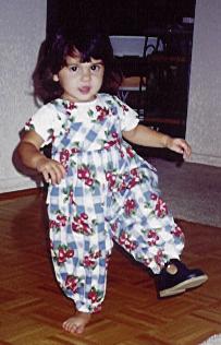 Showing off a new shoe