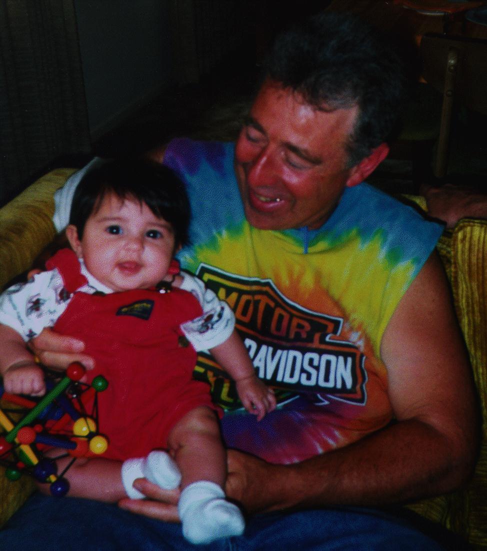 Uncle Alan enjoying his new job