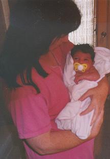 Wrapped up and snuggled