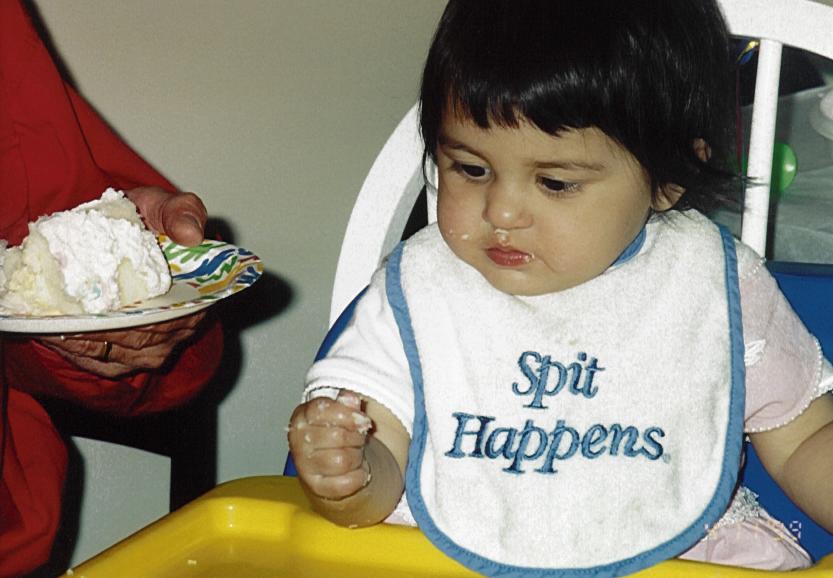 After eating a
few bites