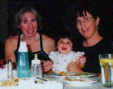With Mom and Aunt Carolyn