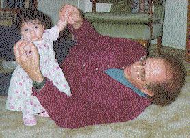 Wobbly dancing with Dad