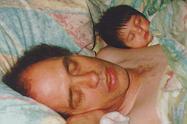 Sleeping on Dad