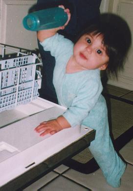 Loading the dishwasher