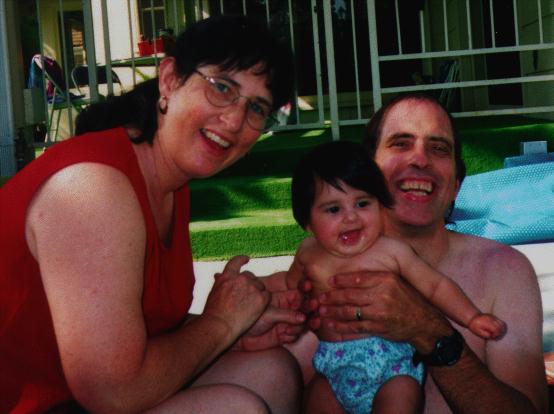 Getting ready to swim