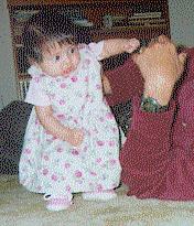 Standing freely for a moment