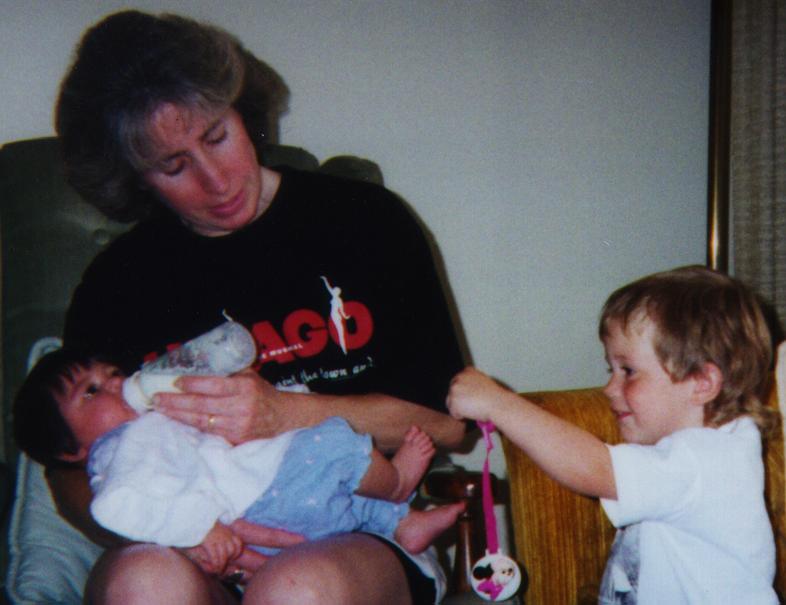 With Aunt Carolyn and Cousin Tyler