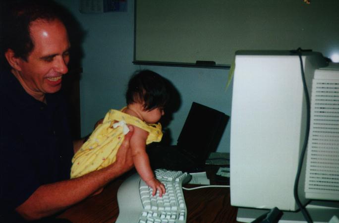 Trying out the computer