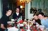 Christmas dinner with Matthias, host younger brother