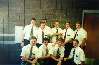 Combined MTC classes; Elder Patton has his arm out