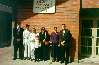 Bonifacio Romero and his family on the day of his baptism