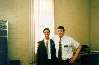 Elder Lima and myself in the Banfield chapel