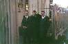Elder Parks, my new companion, with myself and Elder White, my previous companion