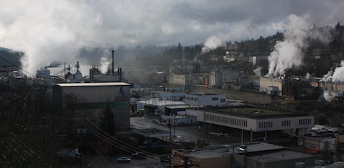 Oregon City paper
   mill.