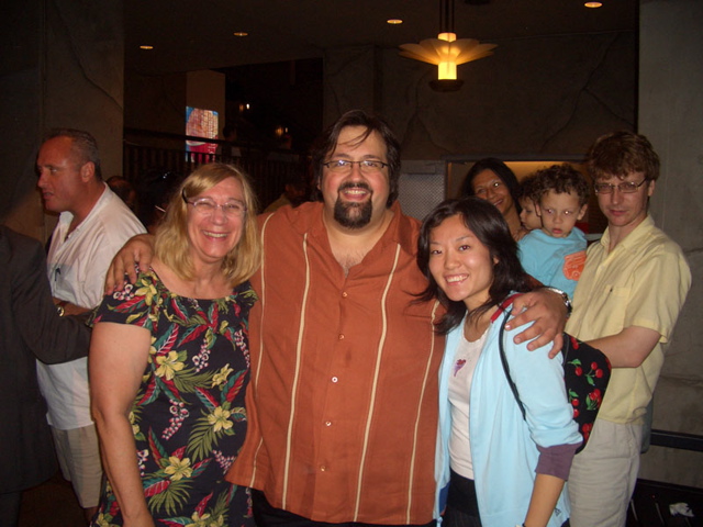 Noel and Sayuri with Joey de Francesco in Hollywood