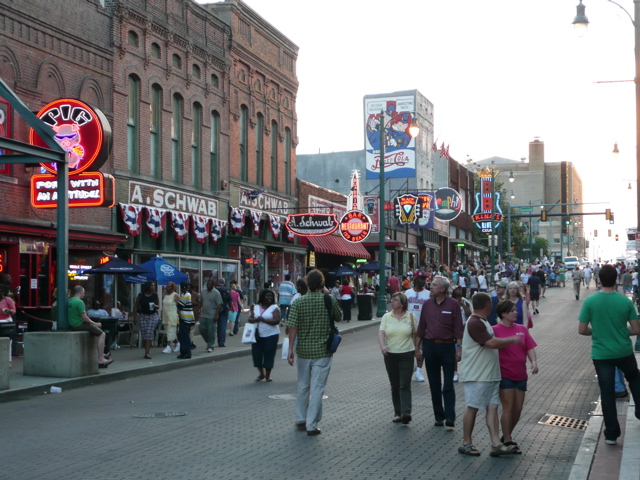 Beale Street in Memphis