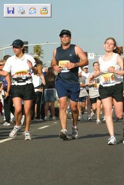 Me near the finish line