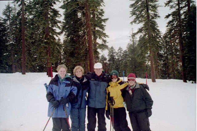 Chelsea, Wendy, Dad, Courtney, and Me