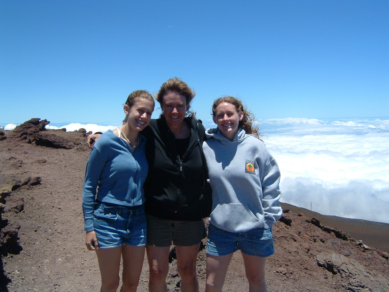 Becky, Mom, and Me in Hawaii 2003