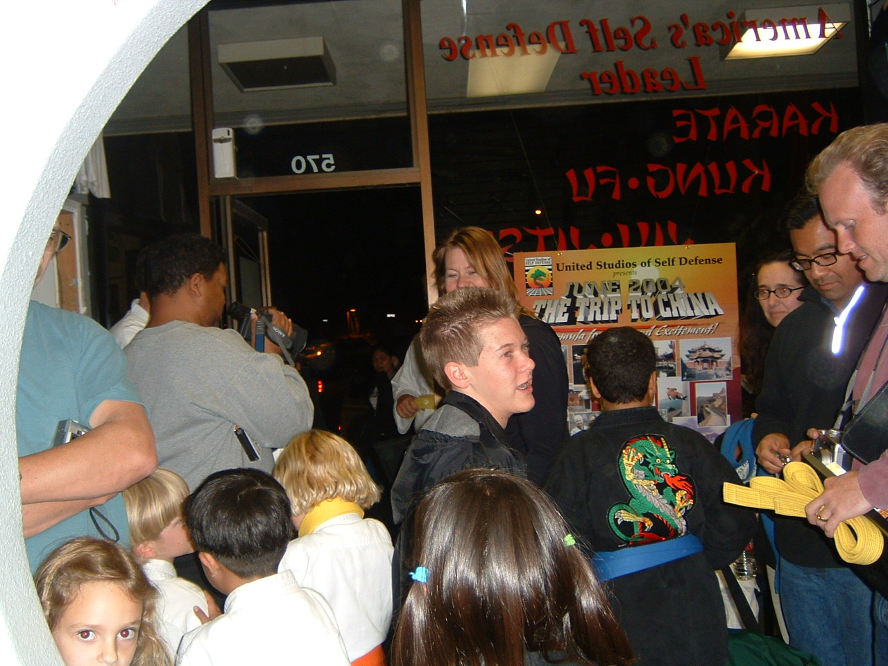 Lobby after the test 3-26-04