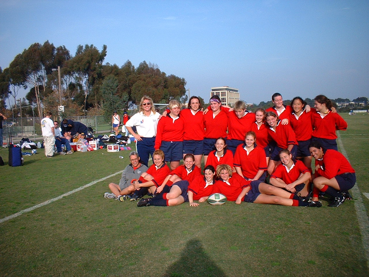 The whole team