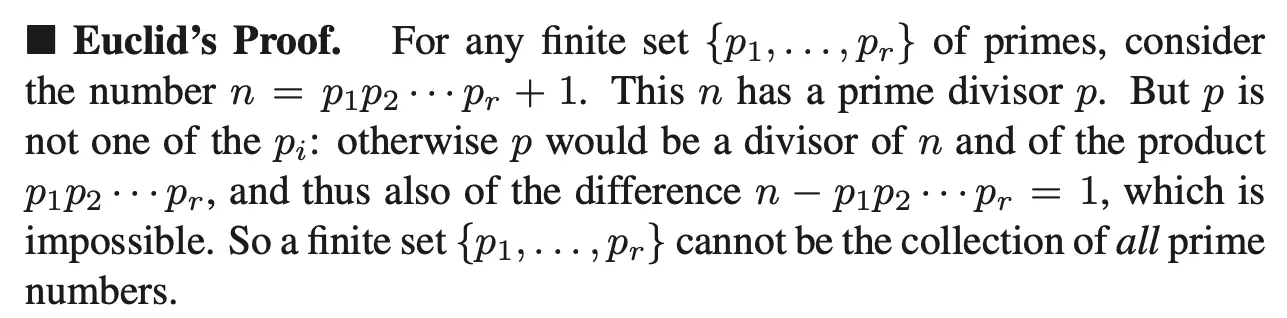 Image of a typical English-language proof